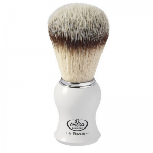 Brocha afeitado omega brush blanca   27€